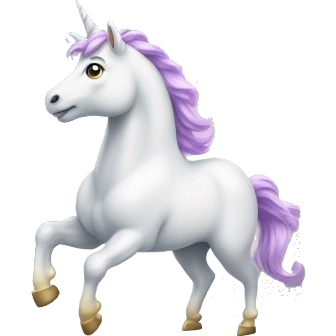 Licorne qui dit bonjour  emoji