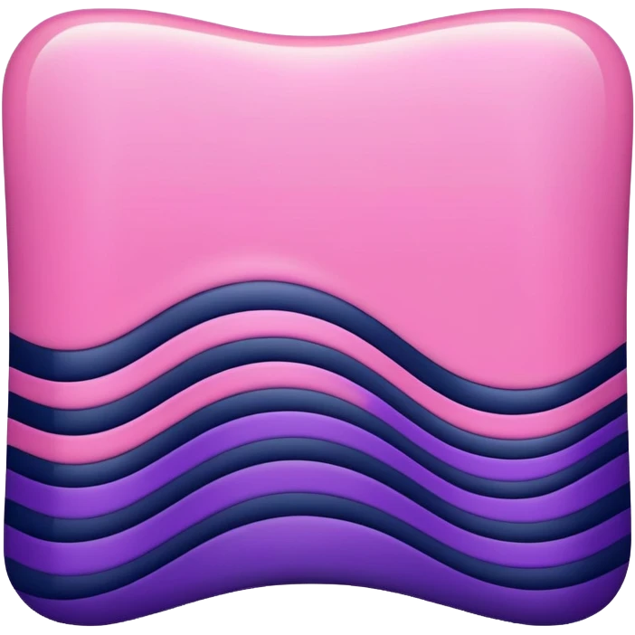 a wavy pink and navy rectangle with purple stripe in middle emoji