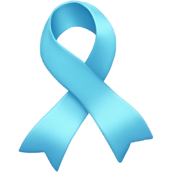 Pastel Blue Ribbon emoji