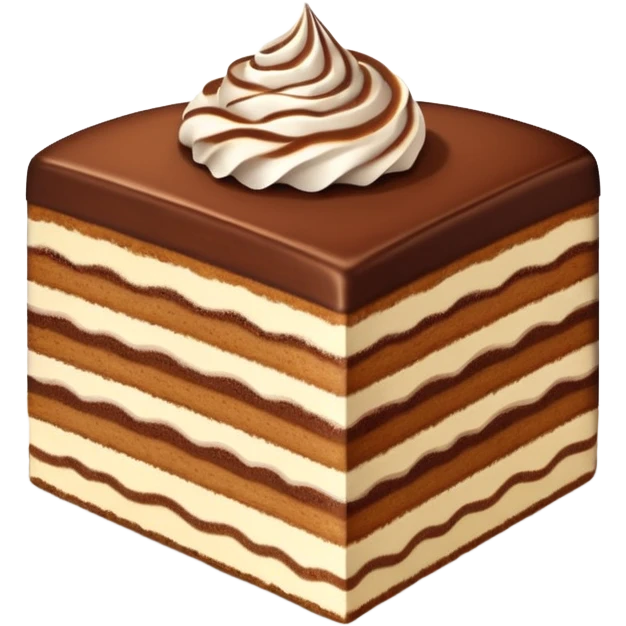 Tiramisu cake slice emoji