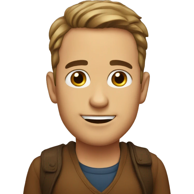 Hart brown emoji