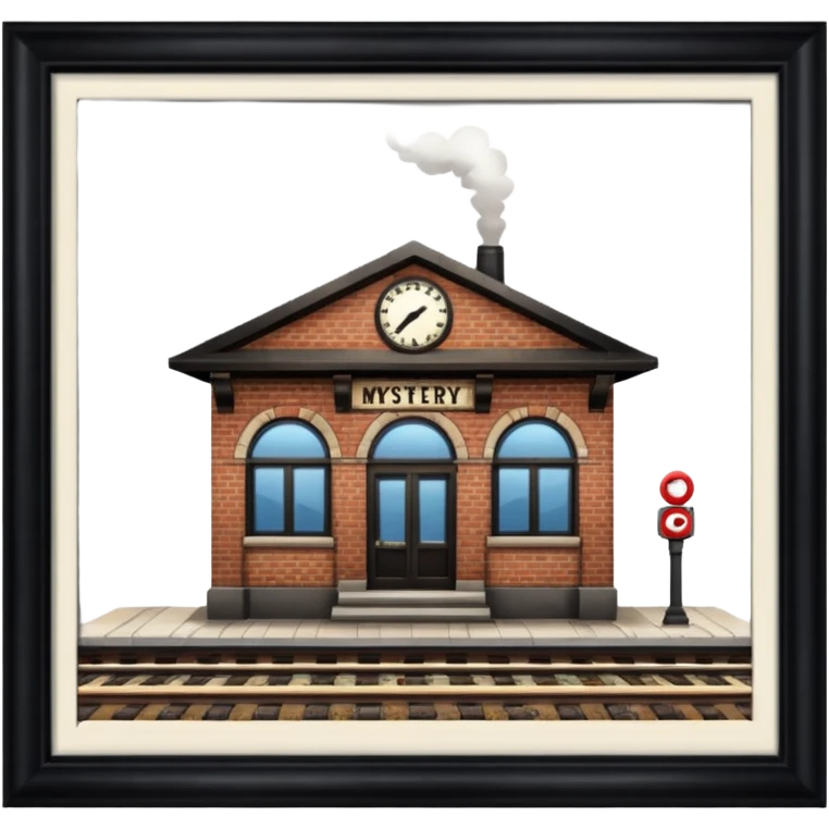 mistery train station emoji