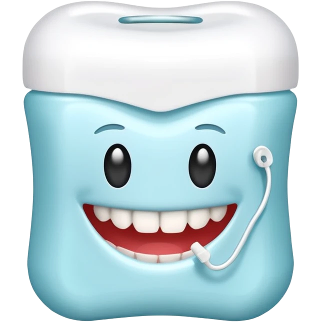 dental floss emoji
