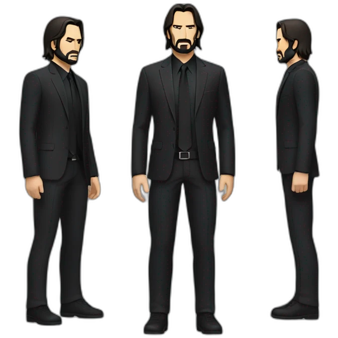 John wick standing position emoji