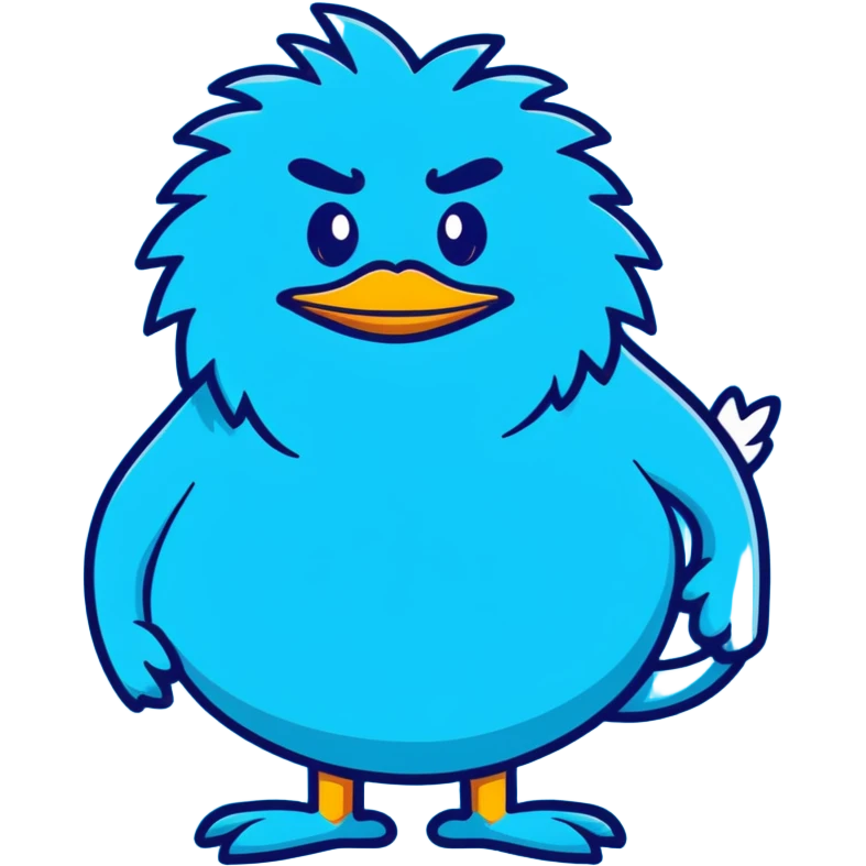 orange lorax character with yellow mustache who speaks for the trees emoji