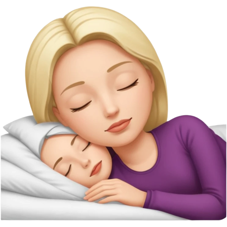 woman sleeptesting emoji