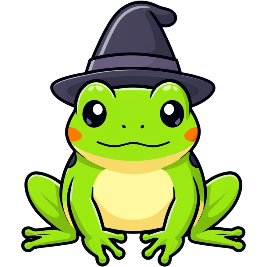 wizard frog emoji