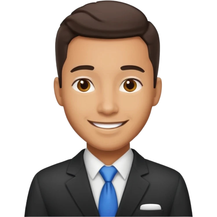 Je veux un réceptionniste d"hotel élégant masculin métissé emoji