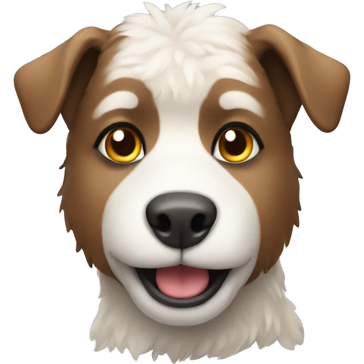 Dog with alpaka emoji