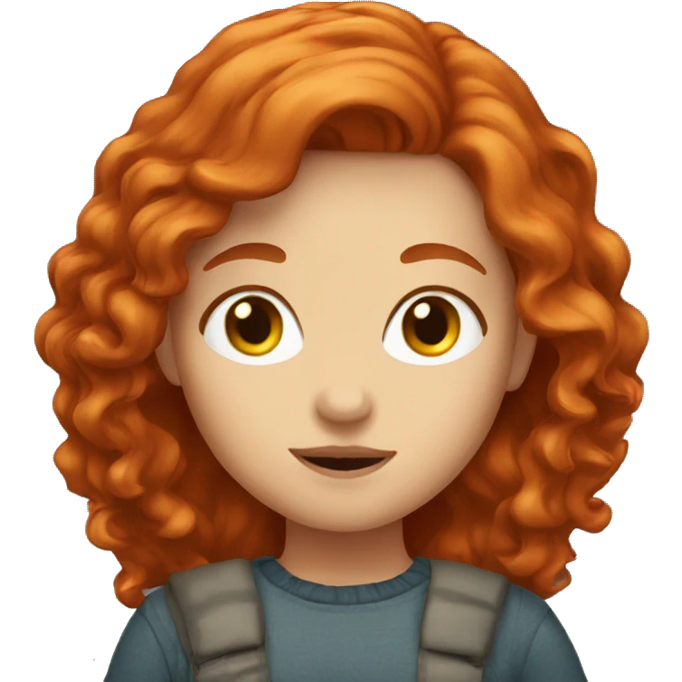 redhead girl emoji