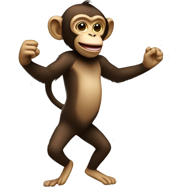 Dancing monkey  emoji