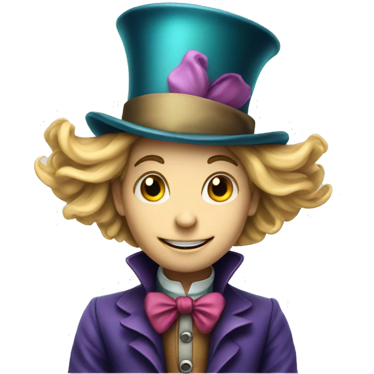 Alice in Wonderland Hatter character emoji