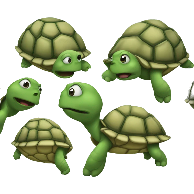 turtle farting emoji