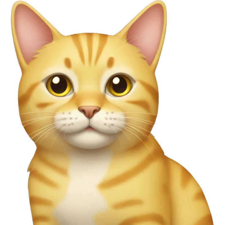 yellow cat emoji