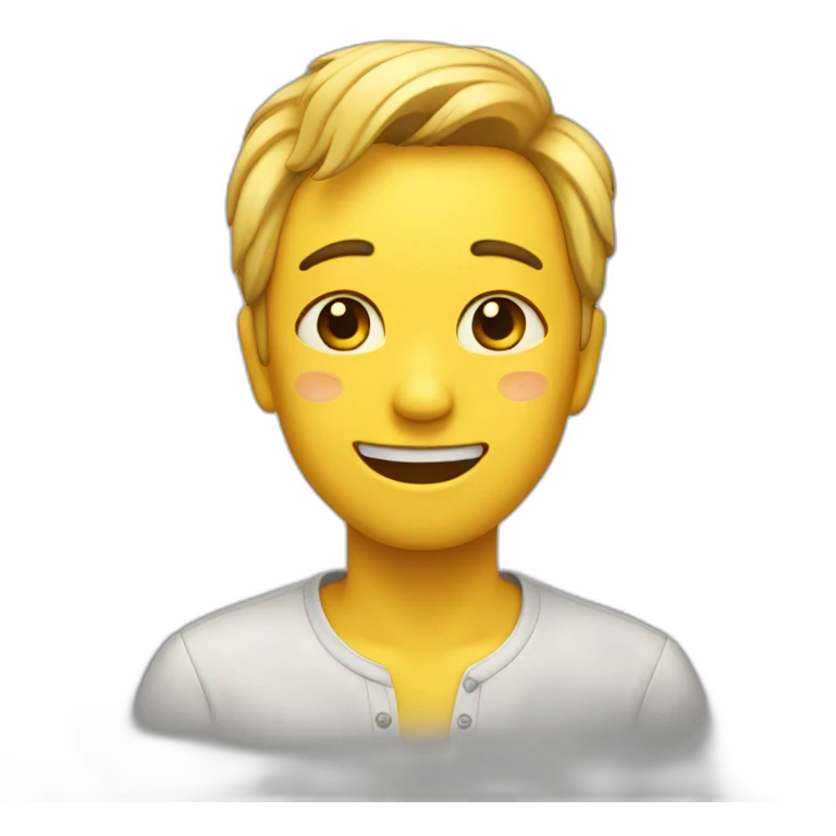 Feeling happy with tears emoji