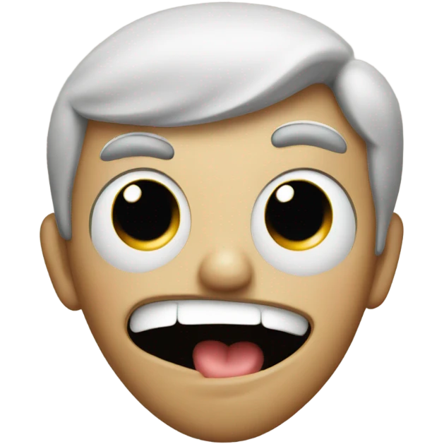 Crazy eyes stick out tongue  emoji