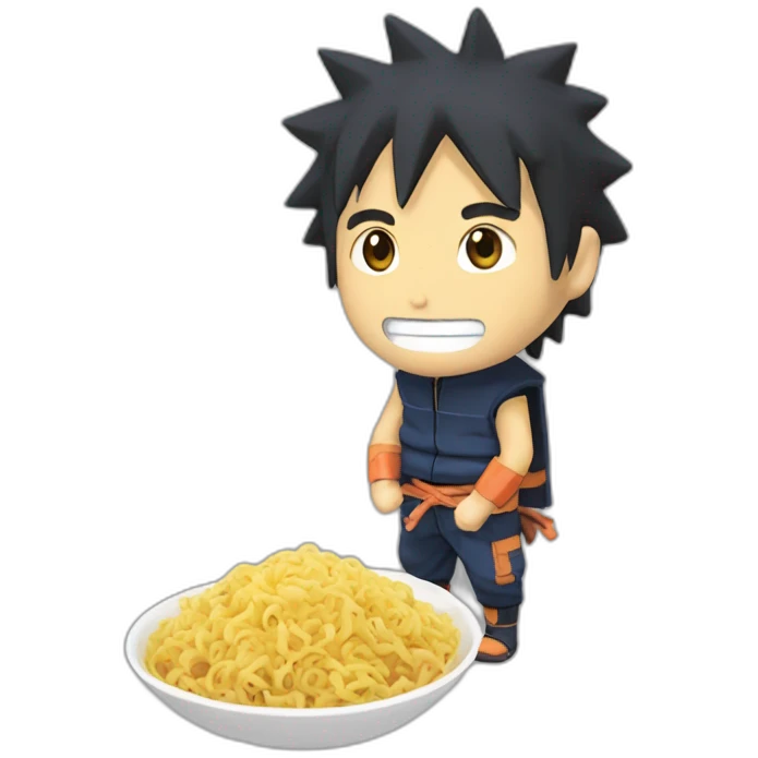 Naruto qui mange des ramens emoji