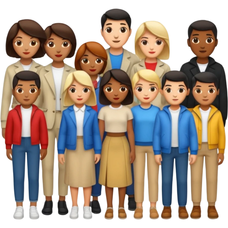 a group of diverse people emoji