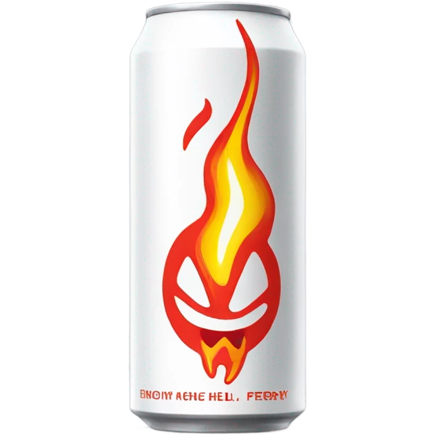 Hell enegry drink white emoji