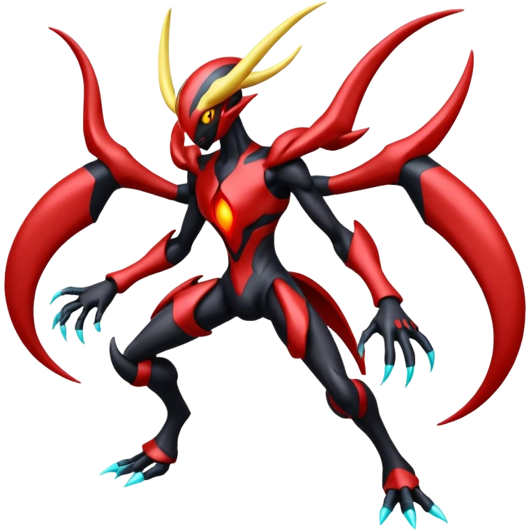 Darkrai-Deoxys-Giratina-fusion, full body emoji
