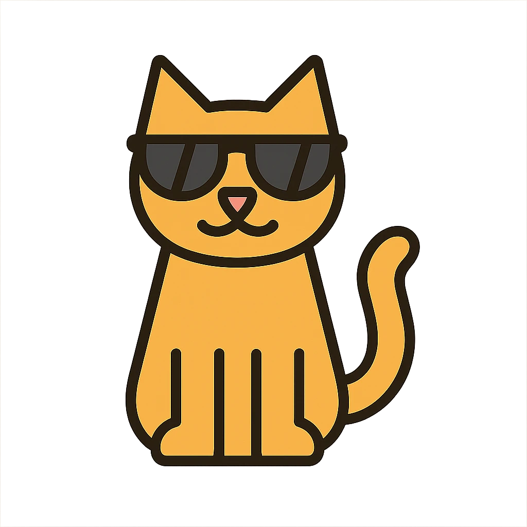 swag cat emoji