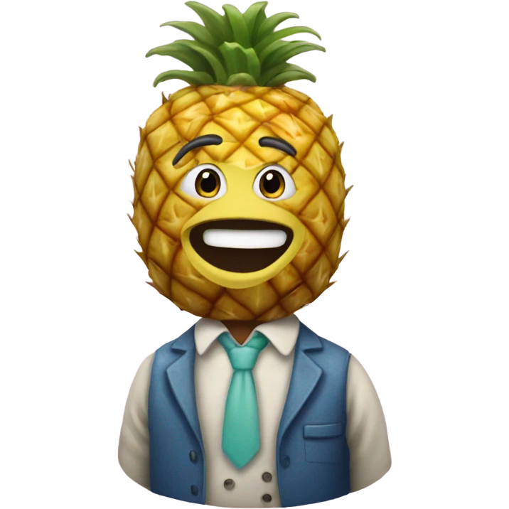 Who lives on a pineapple under the sea  emoji