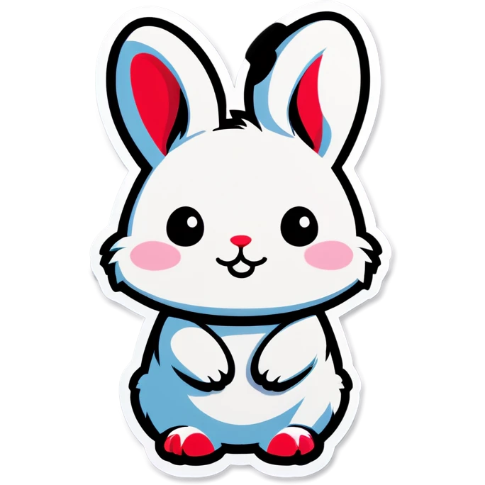 Cute bunny emoji