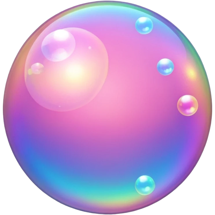 Pink volcano of Bubble emoji