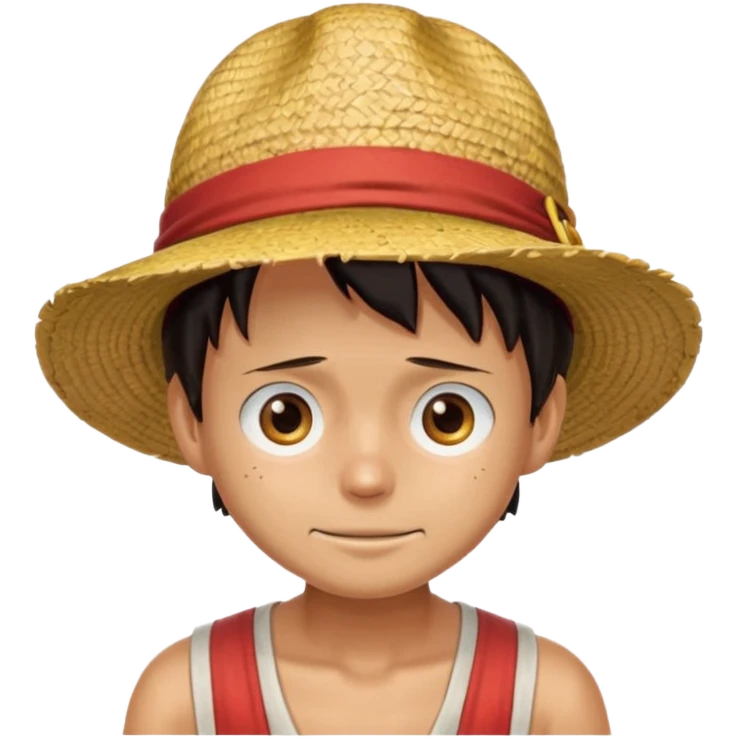 Give luffy straw hat emoji emoji