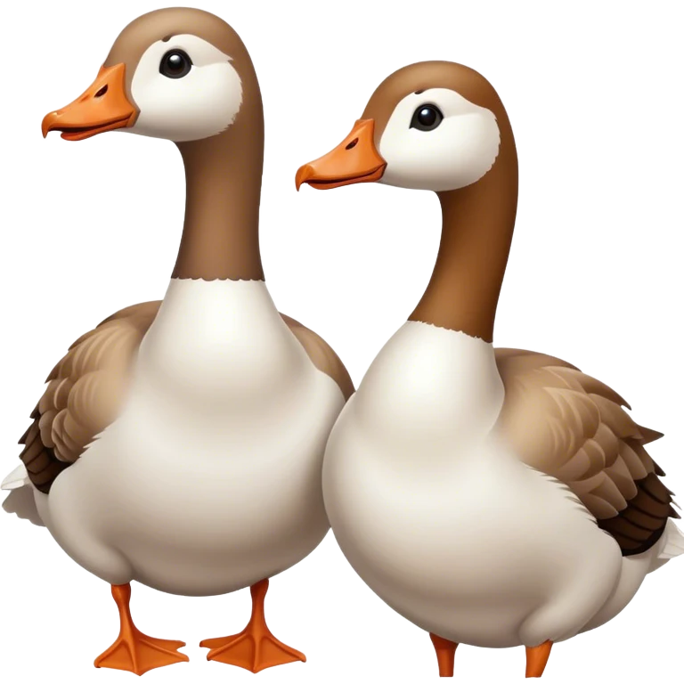 Tow goose emoji