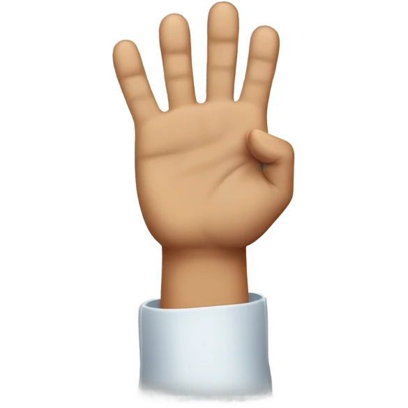 Fingers crossed  emoji