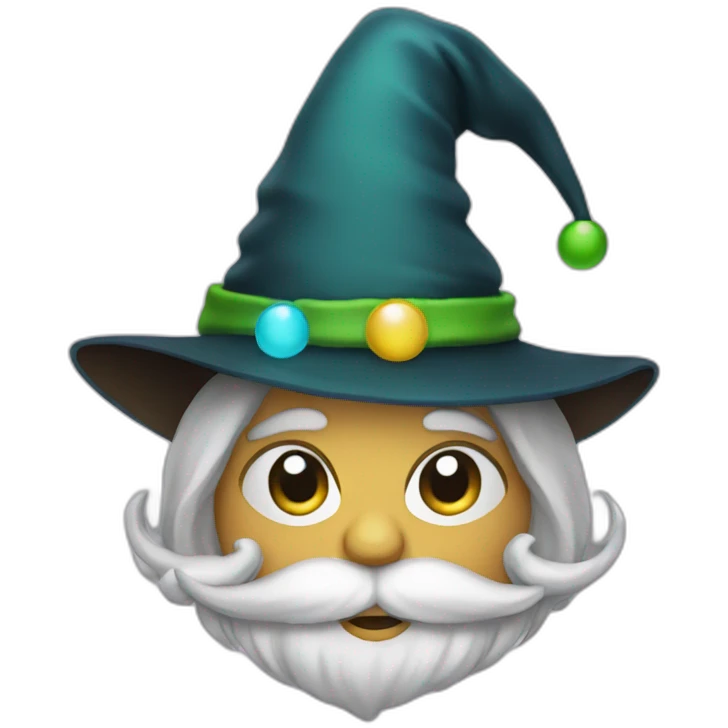 santa witch hat emoji