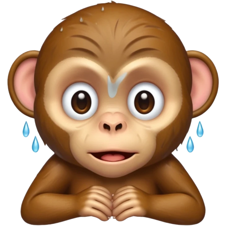 crying monkey emoji