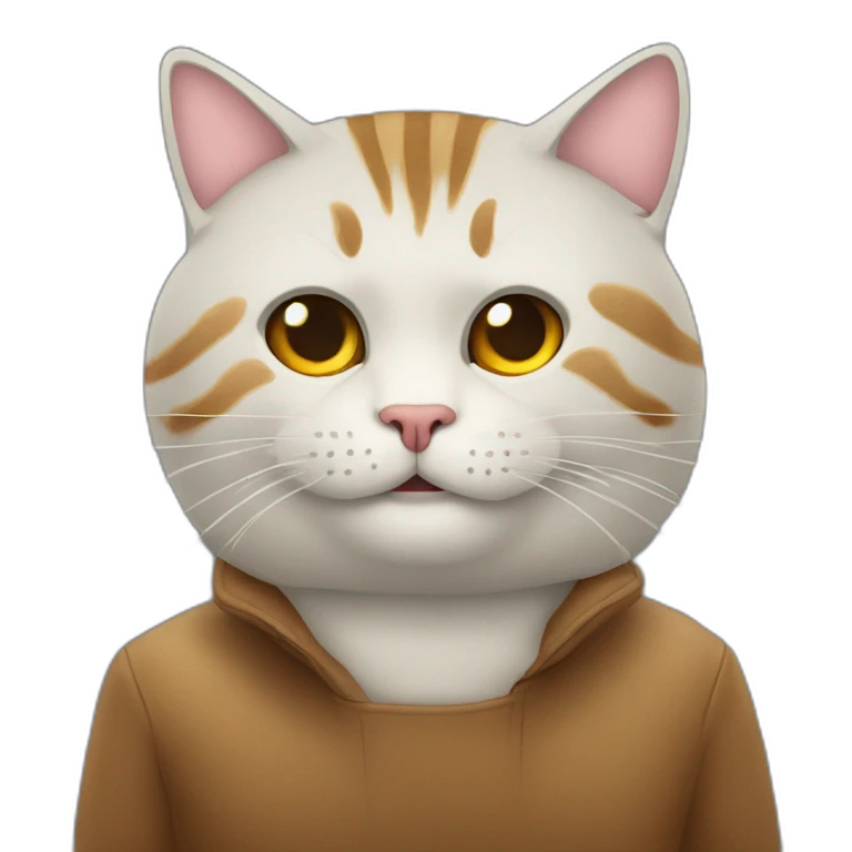 Gatto che fuma una sigaretta emoji