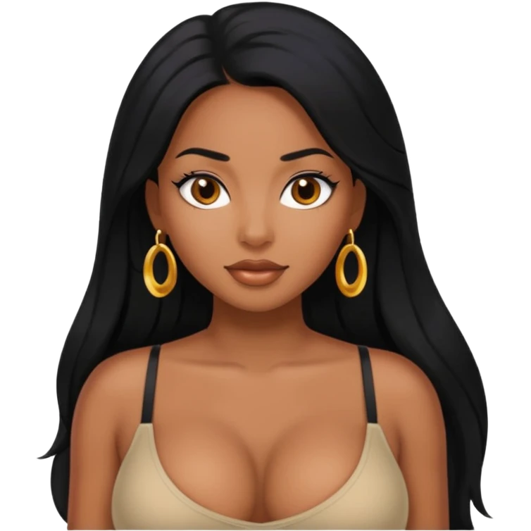 black woman with big boobs sucking dick emoji