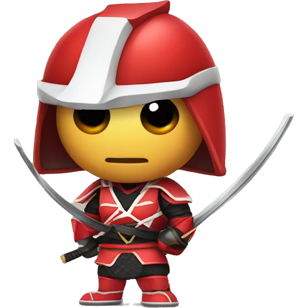 red ranger samurai emoji