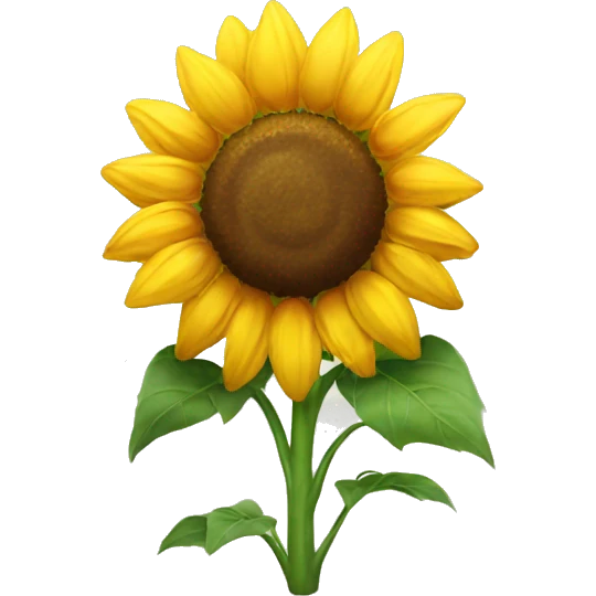 growing sunflower emoji