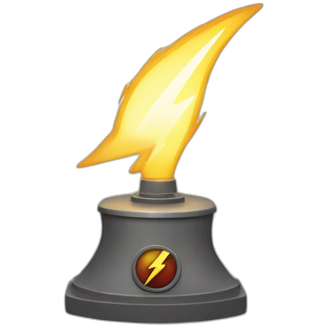 Revèrse flash powering up emoji