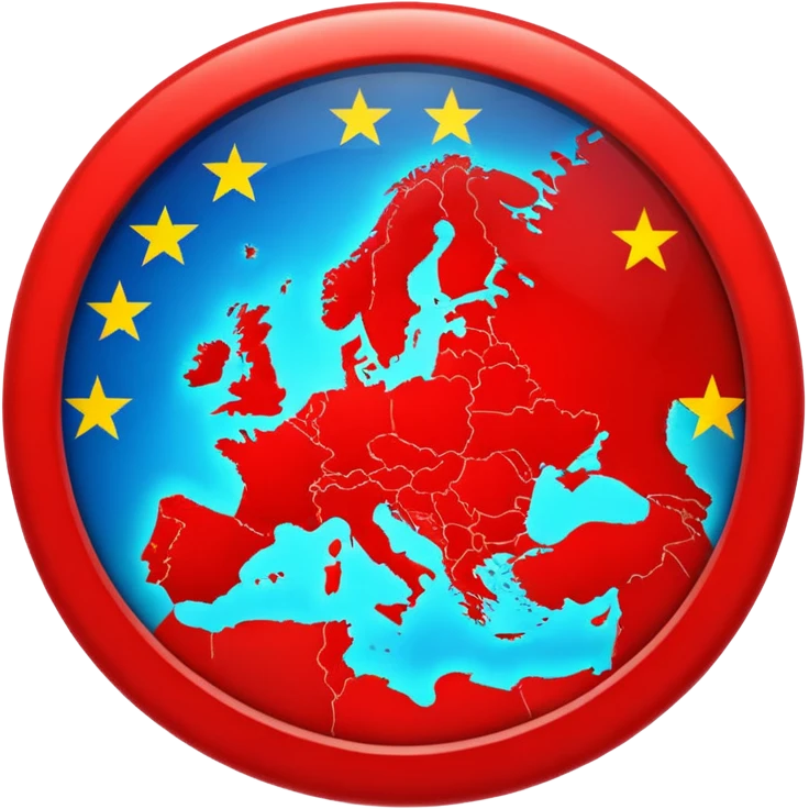 Europe map point  emoji