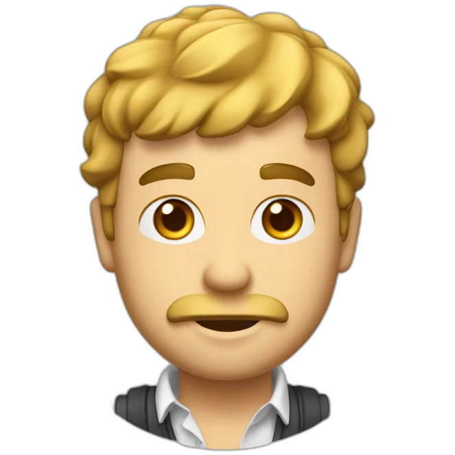 homme joue flûte emoji