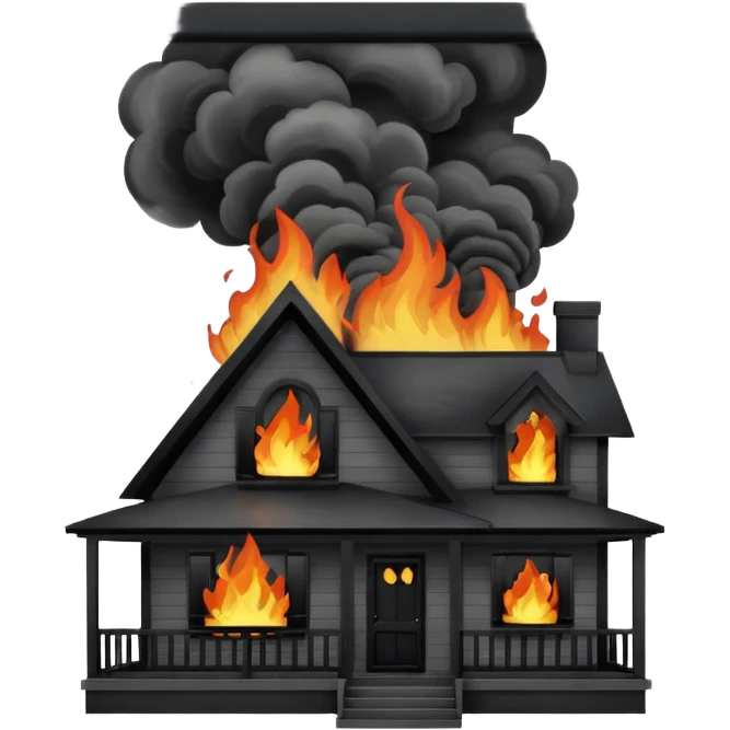 generate australlian house in fire emoji