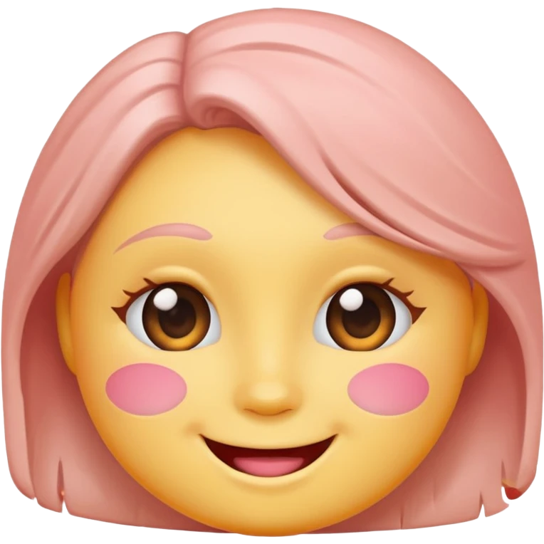 Happy face with blush  emoji