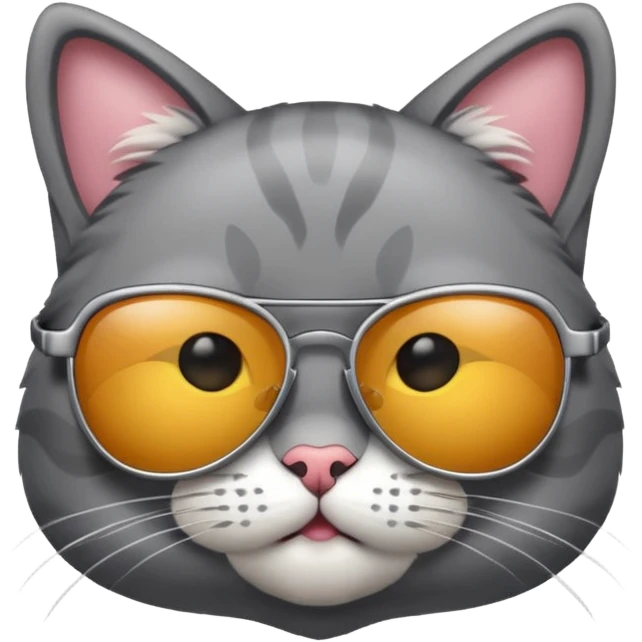 Cat wearing sunglasses emoji