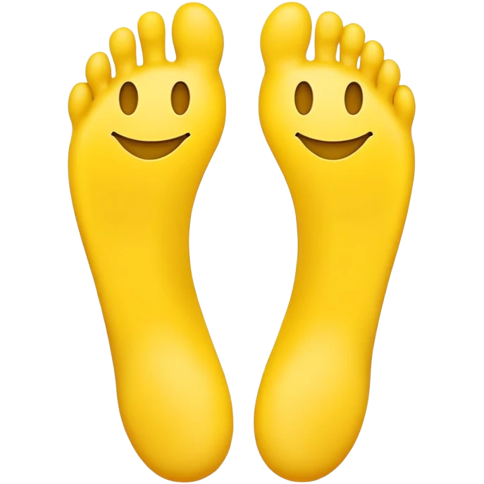 smiley emoji with feet emoji