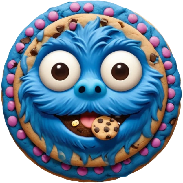 cookie monster emoji
