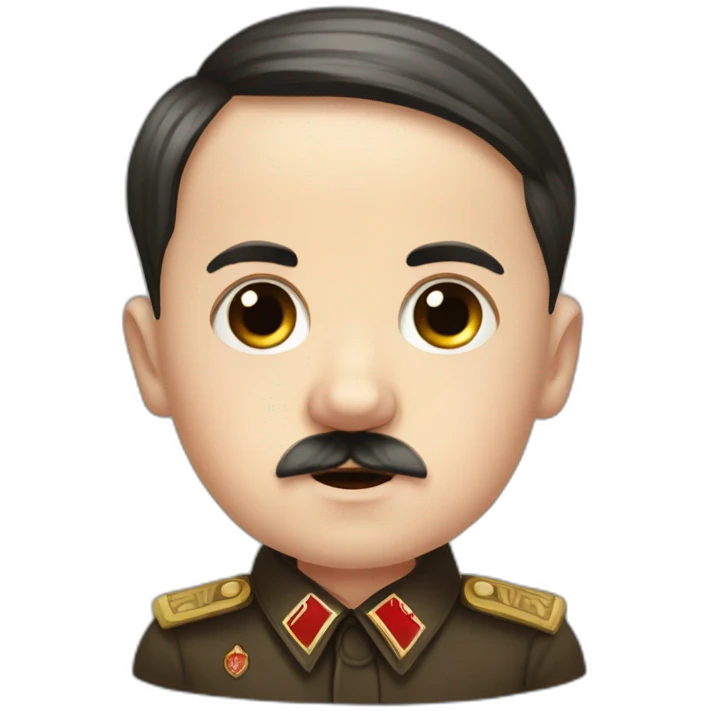 Adolf Hitler foetus cute emoji