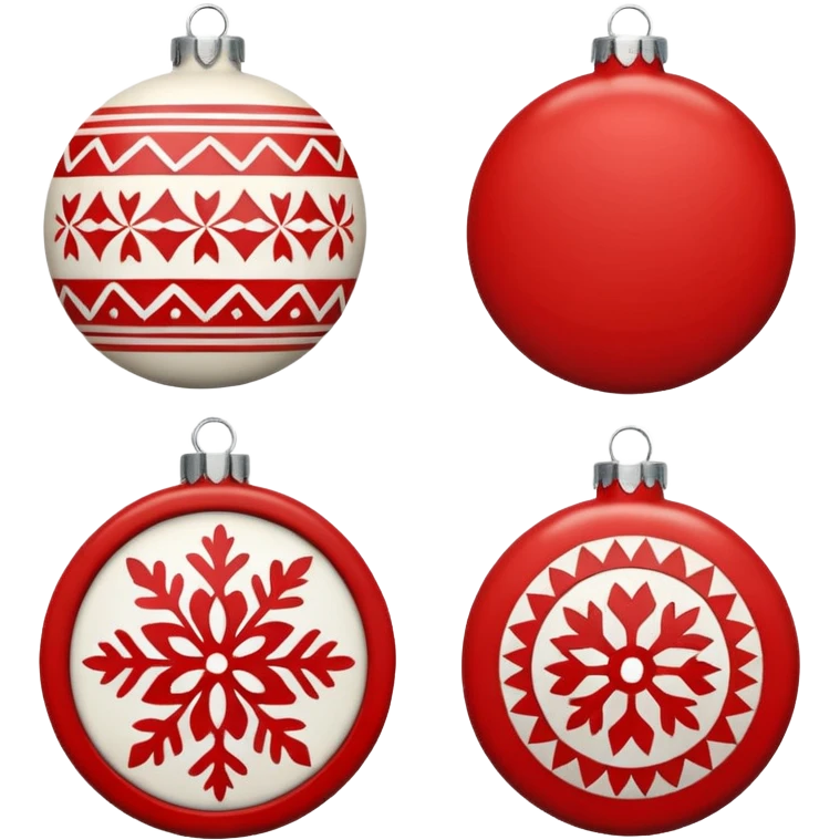 festive ornament scandinavian  emoji