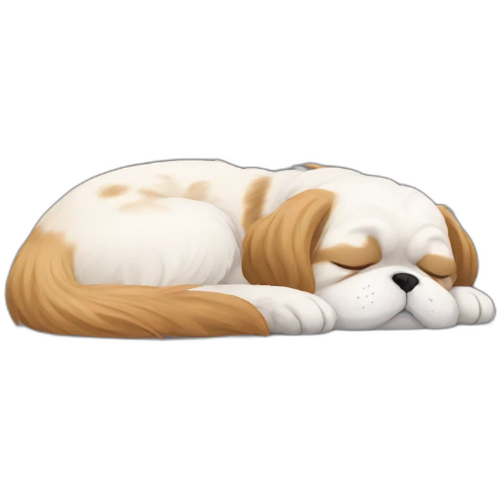 shitzu-sleeping emoji