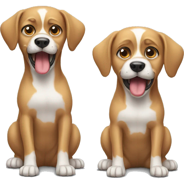creates the same dog that expresses anger emoji