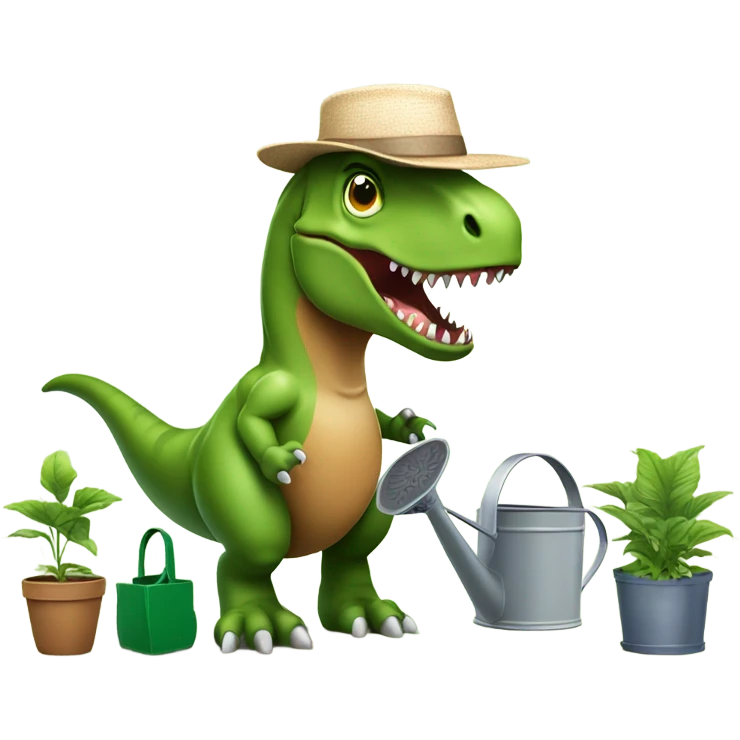 trex gardener  emoji